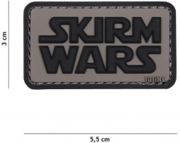 Gumiran našitek / 3D Patch Skirm wars