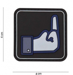 Gumiran našitek / 3D Patch  - Finger