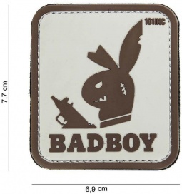 Gumiran našitek / 3D Patch - Badboy