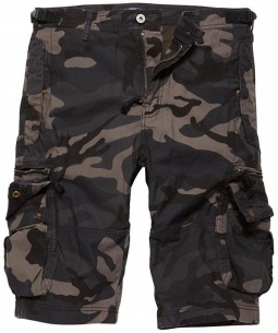Vintage Ind. kratke hlače Gandor - Dark camo