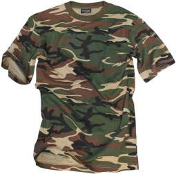T-Shirt MT camo - Woodland