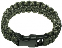 Paracord zapestnica (olivno zelena)