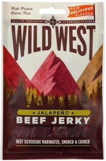 Wild West Beef Jerky 70g - jalapeno