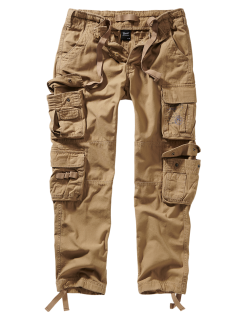Brandit Pure Slim Fit cargo hlače - Peščene