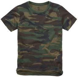 Brandit otroški T-shirt - Woodland