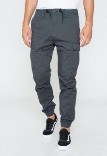 Vintage Ind. Jogger cargo hlače - Sive