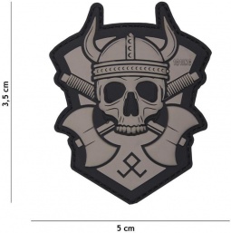 Gumiran našitek / 3D Patch - Viking axes