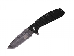 101 Inc. preklopni nož Stealth - Črn