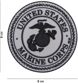 Gumiran našitek / 3D Patch - United States Marine Corps
