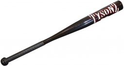 Tysonz baseball kij 32 LOGO - Črn