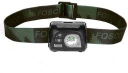 Fosco naglavna svetilka Tactical - Črna